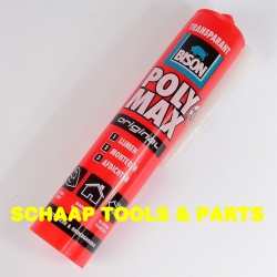 Poly Max Original universele montagelijm en afdichtingskit transparant koker 300 gram | 6306540